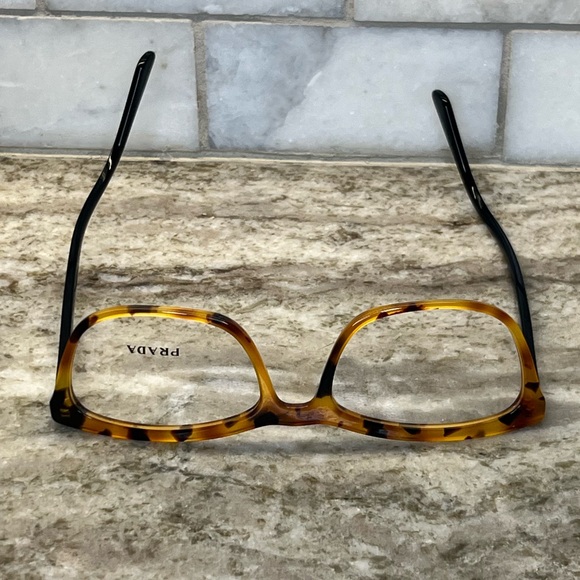 Prada 10VV Havana Orange and Brown Tortoise Shell Women's Glasses - Picture 6 of 9